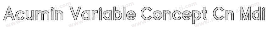 Acumin Variable Concept Cn Mdiu字体转换